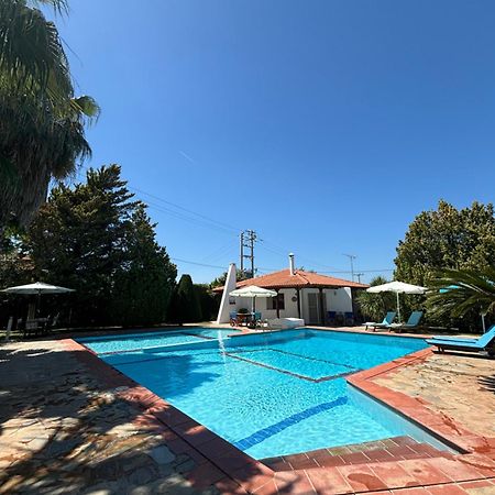 Country House With Pool And Big Garden Оропос Екстериор снимка